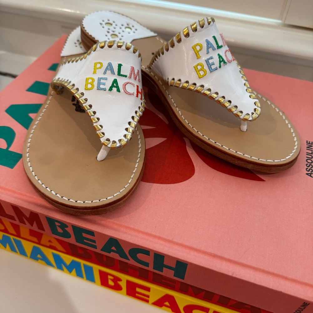 Palm Beach Monogram Sandals - Picture 4 of 11